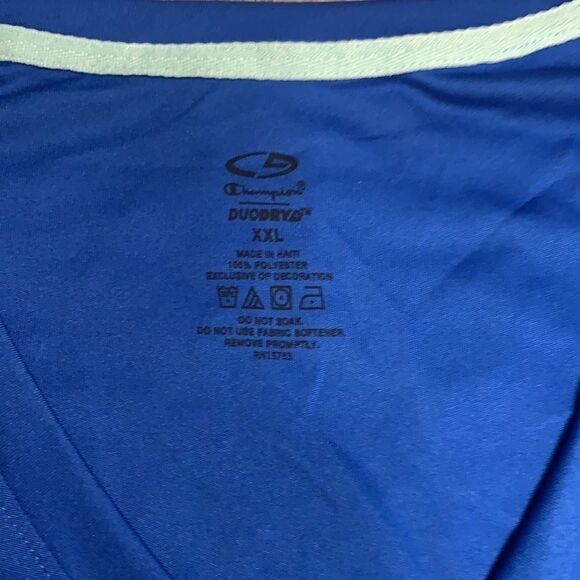 Champion Duodry Blue Short Sleeve Top - Picture 2 of 4